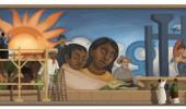 Google doodles for Mexican painter Diego Rivera