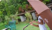 Unusual monsoon pics: The umbrella dance!