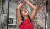 Unusual monsoon pics: Dancing in the rain!