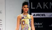LFW: Psychedelic rainbow explosion on the ramp!