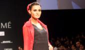 Harangad's peacocks preen on the runway!