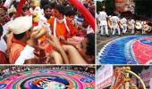 PHOTOS: Colourful farewell to Pune's Kasba Ganapati