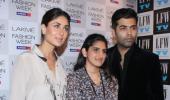 SPOTTED: Bebo, KJo, Neha Dhupia at Fashion Week!