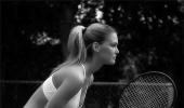 PIX: Bar Refaeli plays tennis in her underwear!