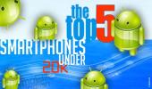 Top 5 Android smartphones under Rs 20,000