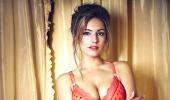 IMAGES: Kelly Brook designs, models lingerie range!