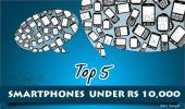 PICS: Top 5 smartphones under Rs 10,000