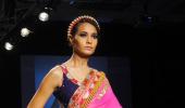 IN PICS: Sexy saris set the runway on fire