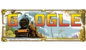 Google doodles for India's first passenger train journey