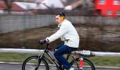STUNNING PICS: Romanian teen's jet-propelled bicycle