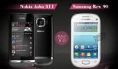 Nokia Asha 311 vs Samsung Rex 90