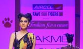 PIX: Neha Dhupia catwalks to Save the Tigers