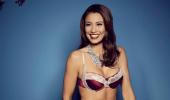 Gymspiration: 43-year-old Melanie Sykes' Xmas lingerie shoot