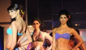 Down, boys! Monica Dogra at bikini fashion show