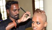 Why are women in Chennai shaving their heads?