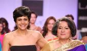 Mandira designs saris for women who rule the world