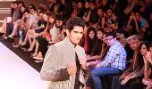 PICS: Vijender Singh packs a punch on the ramp!