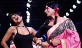 What a drag! Sunil Grover takes to the runway for Mandira Bedi