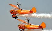 Breitling Wingwalkers: Out on the wing