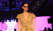 Spotted: Kalki, Nargis at fashion week