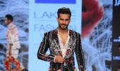 Karan Tacker wears flowers and gets it right too!