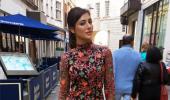 Spotted: Nargis Fakhri at London Fashion Week