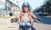 She's a biker. A single mom. And she does not believe in stereotypes