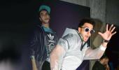 Ranveer shows off his kicks