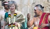 Hit or Miss? British PM Theresa May in a sari!