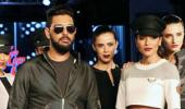 Pics: Yuvi and gang turn to fashion to fight cancer