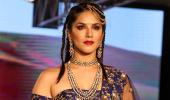 WOW! Sunny Leone is a royal bride in blue