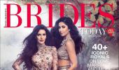 Sister act: Katrina and Isabelle Kaif turn into retro brides