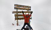 At 7, the youngest to scale Kilimanjaro