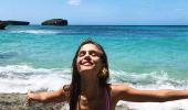 Photos! Josephine Skriver's Insta-worthy beach vacation