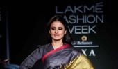 Rasika's silk sari has a message