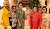 Sachin, Yuvi, Bhajji bond at Isha Ambani's wedding