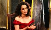 Pics! Kangana is red hot in a plunging gown