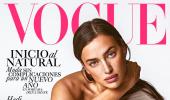 Supermodel Irina Shayk's nearly naked cover