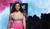 Pink and pretty: Saiyami Kher walks for Nishka Lulla