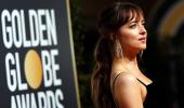 Fifty Shades of Grey star takes Nirav Modi to the Golden Globes