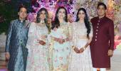 Photos! Shloka and Akash Ambani's starry engagement party