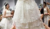 Photos! These dresses are made of toilet paper