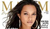 Brazilian supermodel Lais Ribeiro flaunts her trim pins