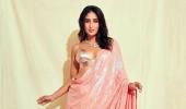 Desi swag! Kareena rocks a sari with a bralette