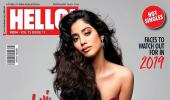 Red hot! Janhvi Kapoor gets flirty in a strapless dress