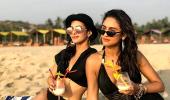 Pics: Amyra Dastur hits the beach in a bikini