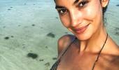 Hot mama! Lily Aldridge shows off her baby bump