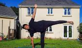 'My favourite yoga pose is ardha chandrasana'