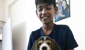 Meet Vivaan and his beagle Buddy