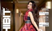 Jacqueline puts on a sizzling display in red